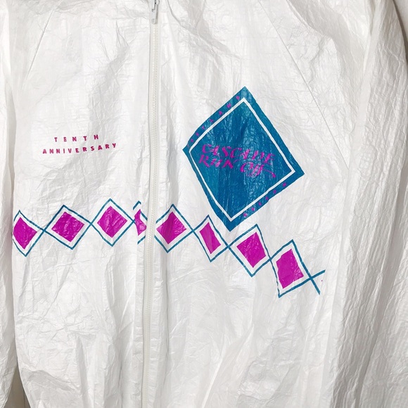 [Vintage] 1988 Tyvek Running Race Jacket Sz. L - Picture 3 of 8